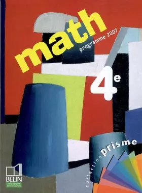 Couverture du produit · Math 4e : Programme 2007