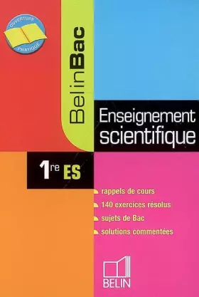Couverture du produit · Enseignement scientifique 1e ES