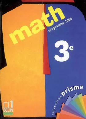 Couverture du produit · Math 3e
