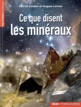 Couverture du produit · Ce que disent les minéraux