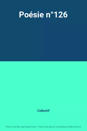 Couverture du produit · Poésie n°126