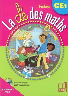 Couverture du produit · La clé des maths CE1 : Programmes 2008 (sans CD-rom)