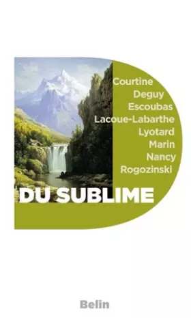 Couverture du produit · Du Sublime