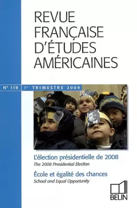 Couverture du produit · R.f.e.a. n 119 janvier 09