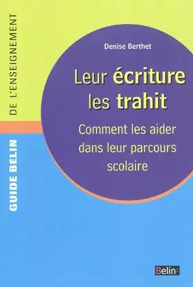 Couverture du produit · Leur écriture les trahit
