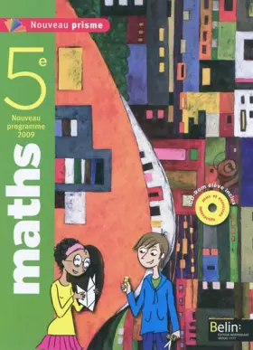 Couverture du produit · Nouveau prisme 5e : Manuel grand format
