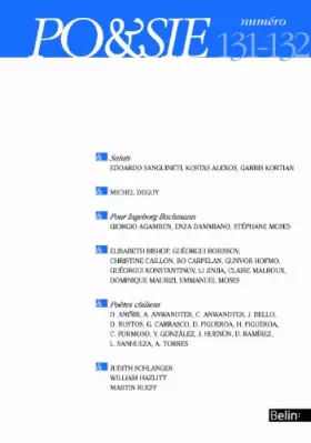 Couverture du produit · Po&sie 131-132