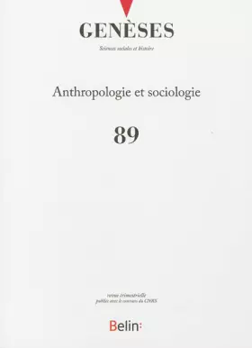 Couverture du produit · geneses n89 (decembre 2012)