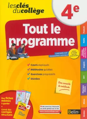 Couverture du produit · Cls du collge - Tout le programme 4e