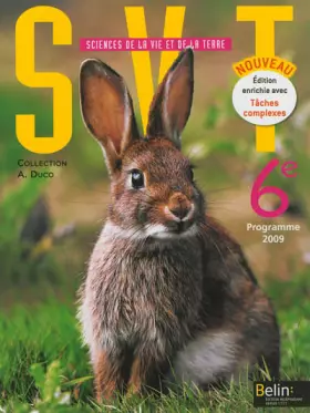 Couverture du produit · SVT Sciences de la Vie et de la Terre 6e