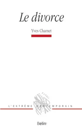 Couverture du produit · Le divorce