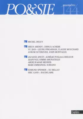 Couverture du produit · Po&sie 144