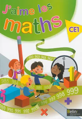 Couverture du produit · J'aime les maths CE1