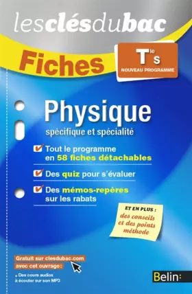 Couverture du produit · Physique TLE S OB+SPE - Les Clés du Bac