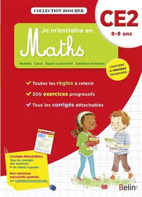 Couverture du produit · Je m'entraîne en maths CE2 - Cahier: Édition 2016