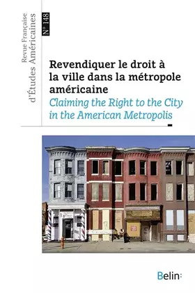 Couverture du produit · RFEA N°148 (2016-3)
