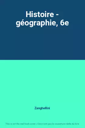 Couverture du produit · Histoire - géographie, 6e