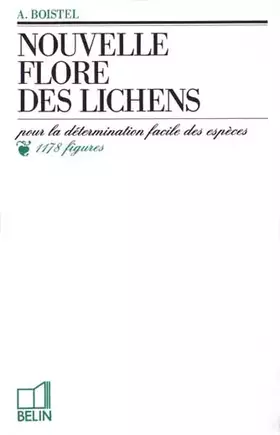 Couverture du produit · Nouvelle flore des lichens