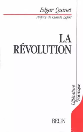 Couverture du produit · La Révolution
