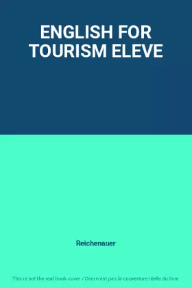 Couverture du produit · ENGLISH FOR TOURISM ELEVE