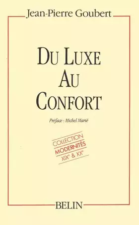 Couverture du produit · Du luxe au confort