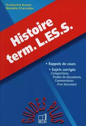 Couverture du produit · Histoire Terminales L, ES, S