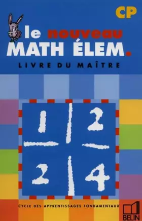 Couverture du produit · Math élem. : CP (livre du maître)