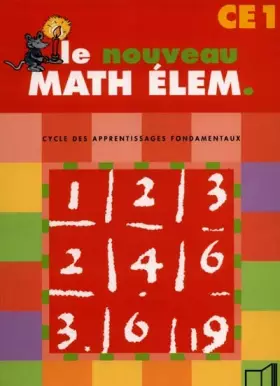 Couverture du produit · Le nouveau math élem. CE1
