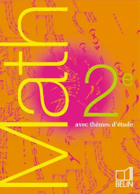 Couverture du produit · Math 2nde : Avec thèmes d'étude