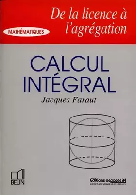 Couverture du produit · Calcul intégral