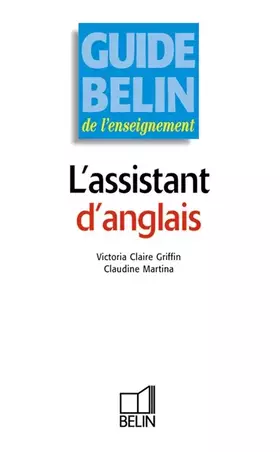 Couverture du produit · Guide Belin de l'assistant d'anglais
