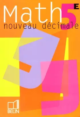 Couverture du produit · Math 5e, 2000, élève