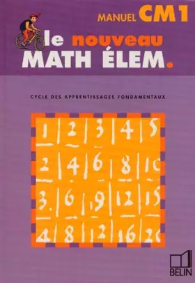 Couverture du produit · Math élem. : CM1 (livre de l'élève)