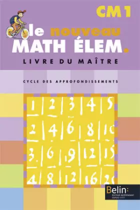 Couverture du produit · Le nouveau math élem CM1. Livre du maître