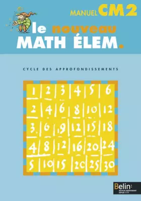 Couverture du produit · Le nouveau math élem. CM2