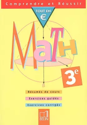 Couverture du produit · Math 3e : Tout en euros