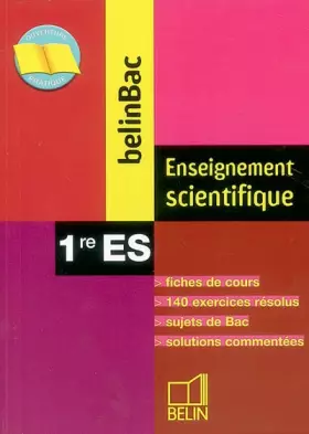 Couverture du produit · Enseignement scientifique 1ère ES