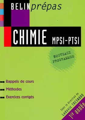 Couverture du produit · Chimie MPSI-PTSI