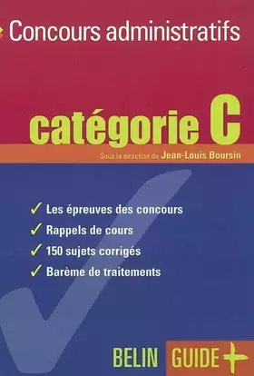 Couverture du produit · Concours administratifs catégorie C