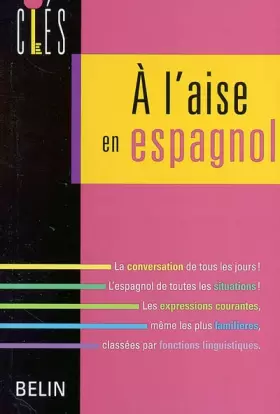 Couverture du produit · À l'aise en espagnol