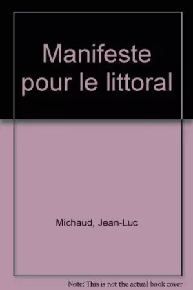 Couverture du produit · Manifeste pour le littoral