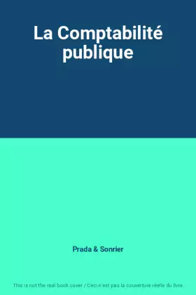 Couverture du produit · La Comptabilité publique