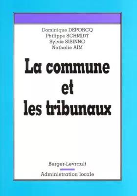 Couverture du produit · Communes et les tribunaux