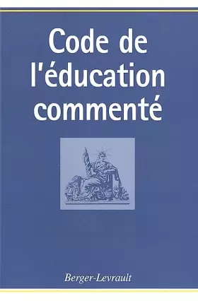 Couverture du produit · Code de l'éducation commenté