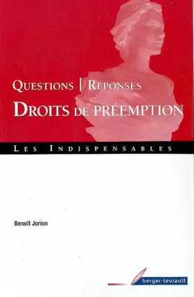 Couverture du produit · QUESTIONS/REPONSES DROITS DE PREEMPTION
