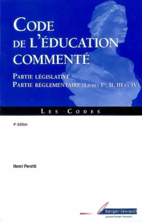 Couverture du produit · Code de l'éducation commenté