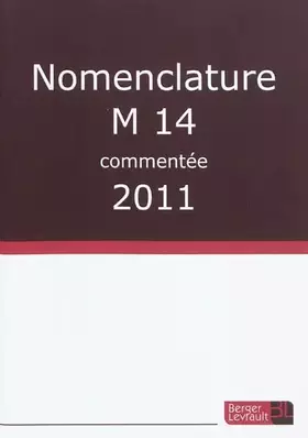Couverture du produit · NOMENCLATURE M14 COMMENTEE 2011