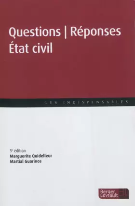 Couverture du produit · Questions Réponses Etat civil