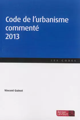 Couverture du produit · Code de l'urbanisme commenté