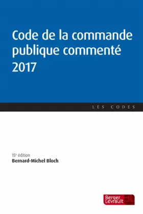 Couverture du produit · Code de la commande publique commenté